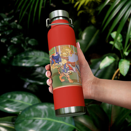 Carousel Splendor Copper Vacuum Insulated Bottle, 22oz