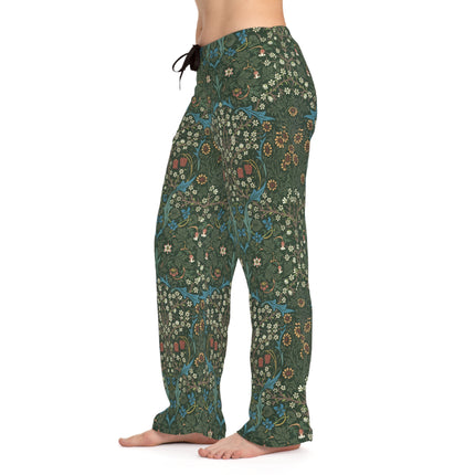 Blackthorn by William Morris Women's Pajama Pants (AOP)