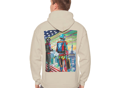 NSA Cyber Punk Computer Hacking Team – Heavy Blend™ Hooded Sweatshirt