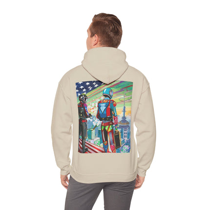 NSA Cyber Punk Computer Hacking Team – Heavy Blend™ Hooded Sweatshirt