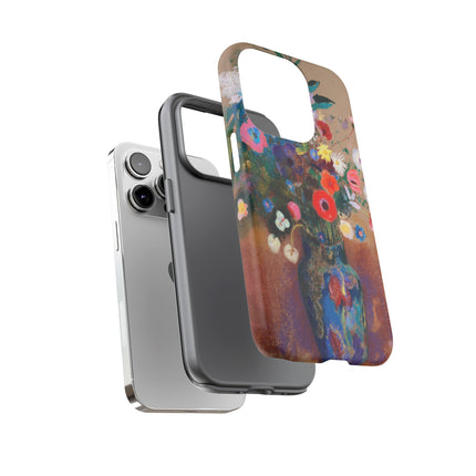 Bouquet of Flowers by Odilon Redon Phone Cases