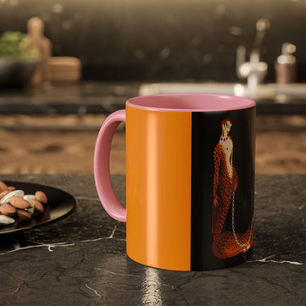 Leopard Queen Colorful Mugs – Wild Beauty & Art Deco Glamour