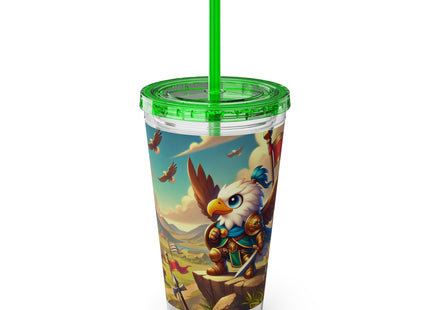 Watchful Guardian Sunsplash Tumbler with Straw, 16oz