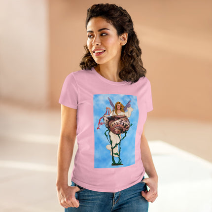 Enchanting Serenity Women's Midweight Cotton Tee