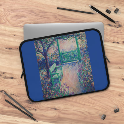 The Artist’s Garden (The Green Chair) by Theodore Earl Butler Laptop Sleeve