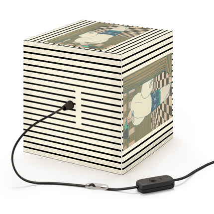 Les Hermines by Georges Lepape Light Cube Lamp