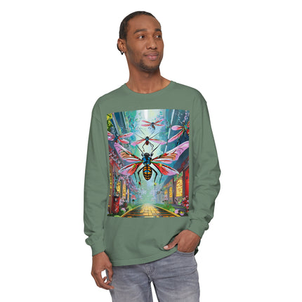 Neon Swarm Long Sleeve T-Shirt