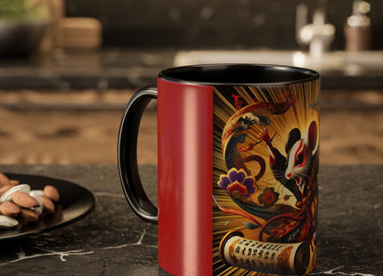 Theatrical Mouse on a Mission Colorful Mugs (11oz, 15oz)
