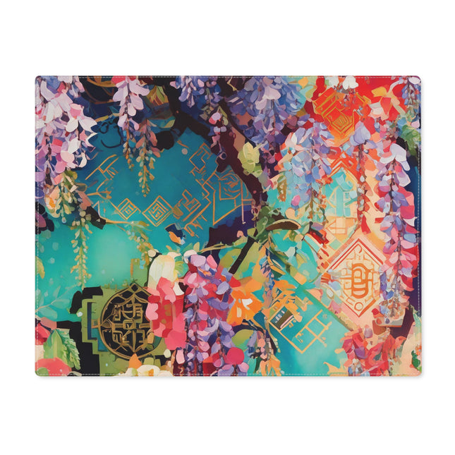 Golden Wisteria Symphony Placemat, 1pc