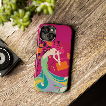 Mermaid Dive Phone Case – Vibrant Waves & Playful Elegance