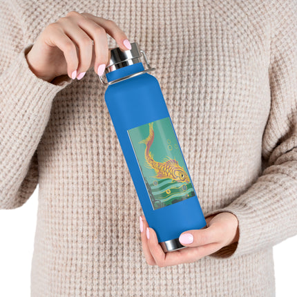 Golden Serenity Copper Vacuum Insulated Bottle, 22oz