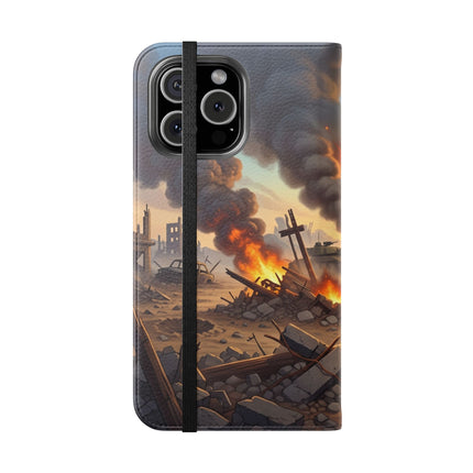 🦉🌟 The Owl on the Front Lines Flip Case – Courage & Quiet Strength