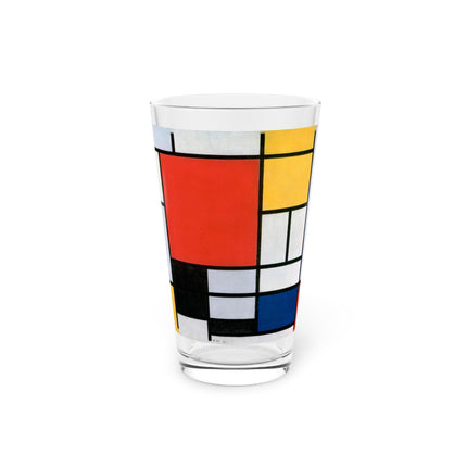 Composition with Red, Yellow, Blue, and Black by Piet Mondrian Glass, 16oz