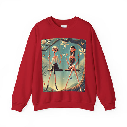 Whispers on the Spring Swing Heavy Blend™ Crewneck Sweatshirt
