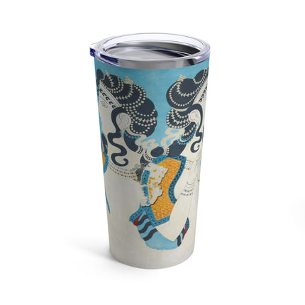 Reproduction of Ladies in Blue by Emile Gilliéron Tumbler 20oz