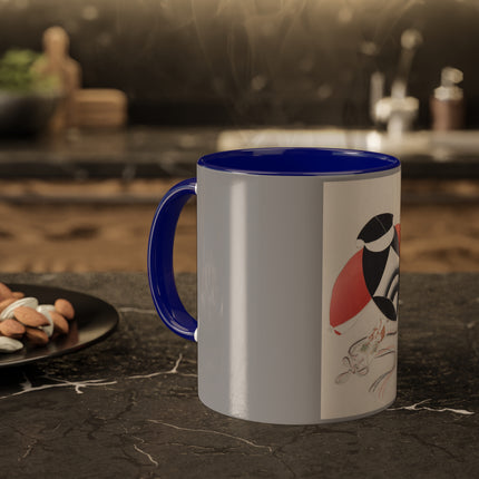 Illustrations of Japanese Toys Pl.056 by Kawasaki Kyosen Colorful Mugs, 11oz