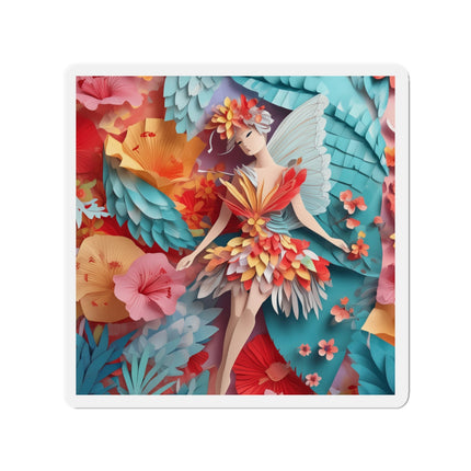 Hibiscus Fairy Die-Cut Magnets (4 Sizes)