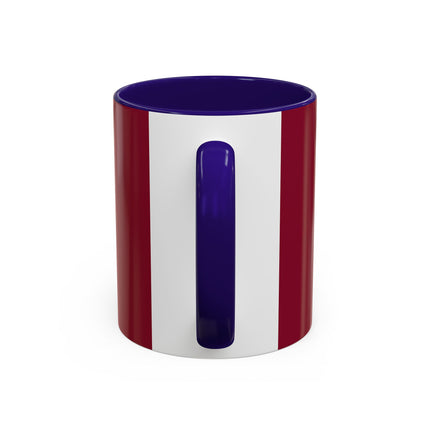 Elegant Holiday Woman with Gifts Colorful Mugs (11oz, 15oz)