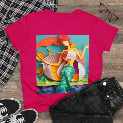 Charming Mermaid Women's Midweight Cotton Tee