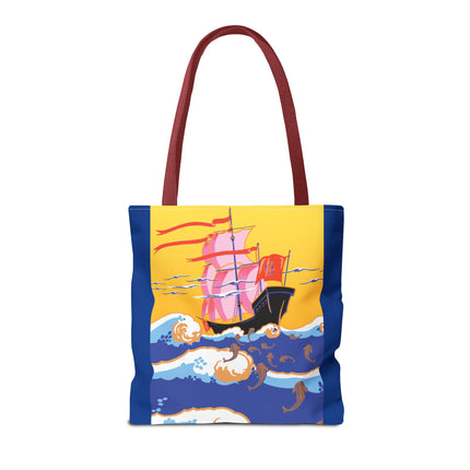 Golden Seas and Whimsical Dreams Tote Bag (AOP)