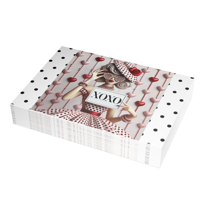 Fashionably Yours, XOXO Postcard Bundles (envelopes included)