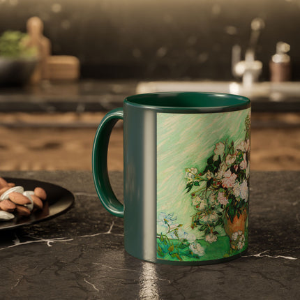Roses by Vincent Van Gogh Colorful Mugs (11oz, 15oz)