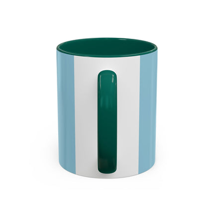 ☕🎄 Christmas Tea In The Snow Garden Colorful Mug – Art Deco Holiday Friendship