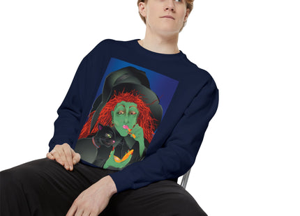 Mirror, Mirror A Witch's Touch Unisex Garment-Dyed Sweatshirt