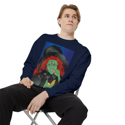 Mirror, Mirror A Witch's Touch Unisex Garment-Dyed Sweatshirt