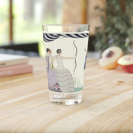 Visez au coeur, belles dames! by George Barbier Glass, 16oz