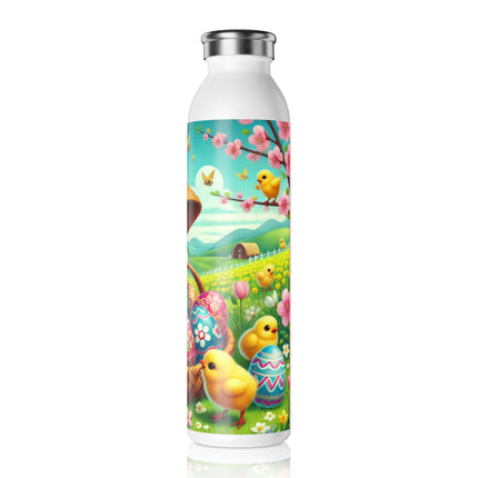 Geisha Kitten’s Easter Delight Slim Water Bottle