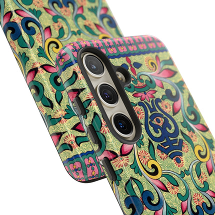 Colorful Flower Pattern by Owen Jones Phone Cases