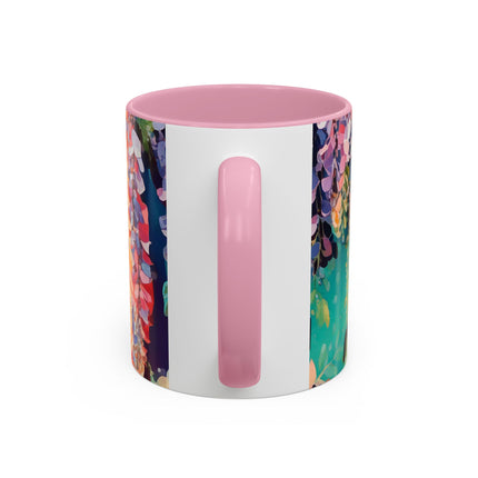 Golden Wisteria Symphony Colorful Mugs (11oz, 15oz)