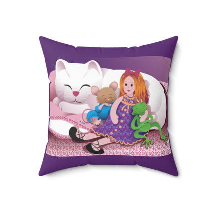 Joy of Friendship Spun Polyester Square Pillow