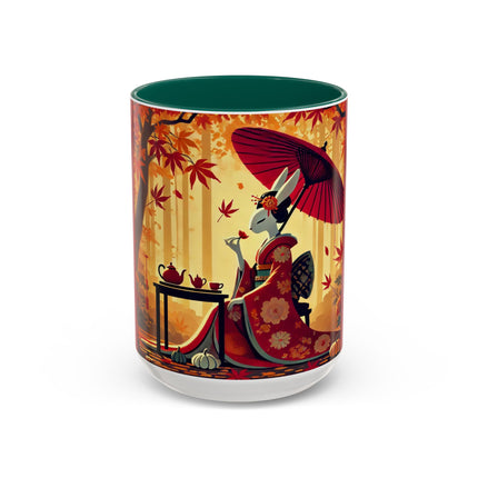 Theatrical Harvest Rabbit Colorful Mugs (11oz, 15oz)