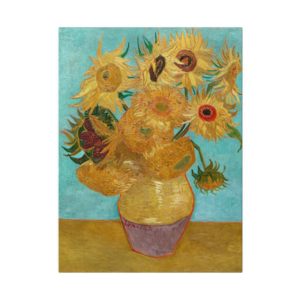 Vase with Twelve Sunflowers by Vincent Van Gogh Matte Canvas, Stretched, 0.75”