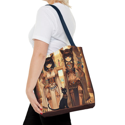 The Egyptian Priestess Cats Tote Bag – Temple Guardians & Ancient Grace