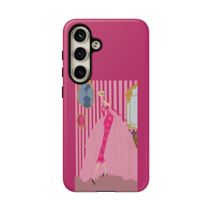 Lady in Pink Phone Case – Graceful Sophistication