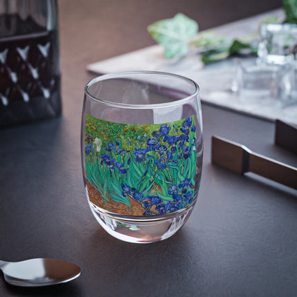 Irises by Vincent Van Gogh Whiskey Glass