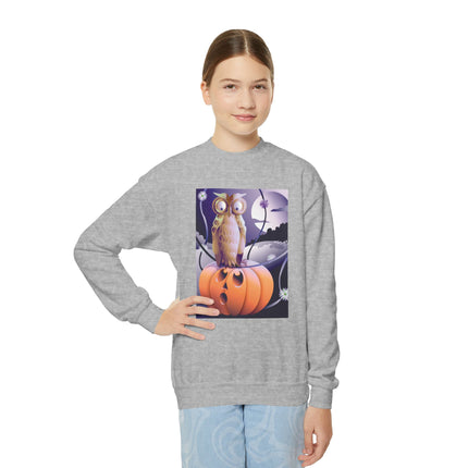 The Startled Pumpkin Youth Crewneck Sweatshirt