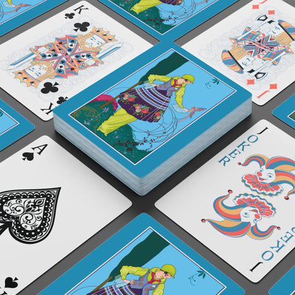 Exquisite Elegance by Umberto Brunelleschi Playing Cards
