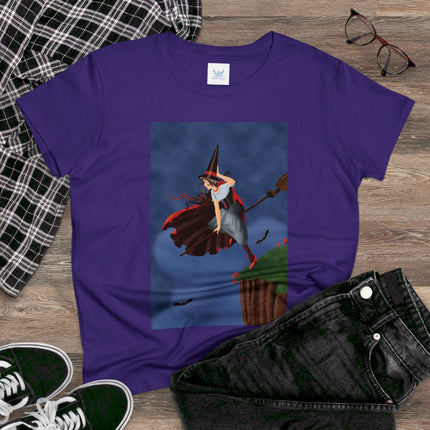 The Enchanted Witch Women's Midweight Cotton Tee