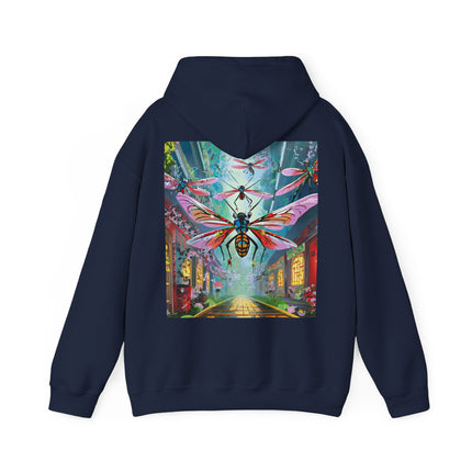 Neon Swarm – Heavy Blend™ Hooded Sweatshirt