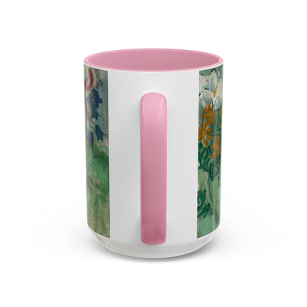 Flowers by August Babberger Colorful Mugs (11oz, 15oz)