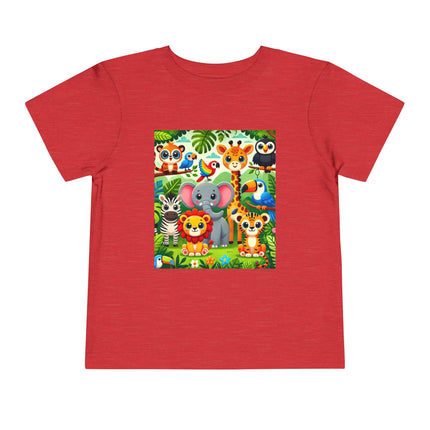 Jungle Friends Parade Toddler Short Sleeve Tee