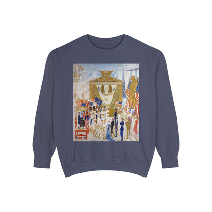 The Cathedrals of Wall Street Unisex Garment-Dyed Sweatshirt