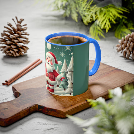 Santa's Joyful Night Colorful Mugs (11oz, 15oz)