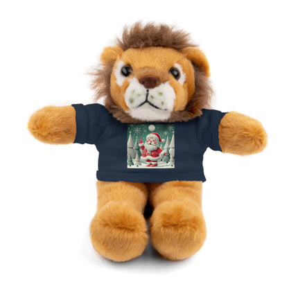 Santa's Joyful Night Stuffed Animals with Tee