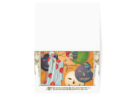 Hauntingly Chic – Halloween Glamour & Masks Greeting Cards (1, 10, 30, and 50pcs)