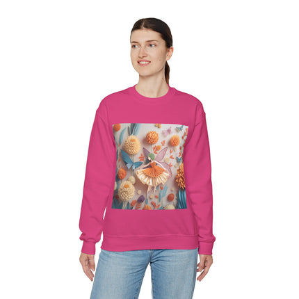 Dahlia Fairy Unisex Heavy Blend™ Crewneck Sweatshirt